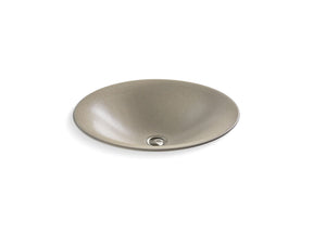 Shagreen Carillon® 17-1/2" round drop-in bathroom sink, no overflow