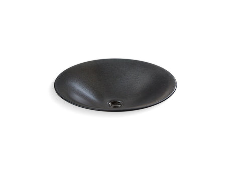 Shagreen Carillon® 17-1/2" round drop-in bathroom sink, no overflow