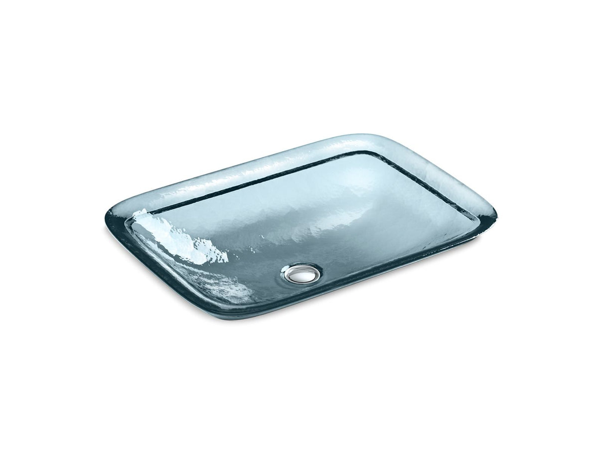 Inia® 20-3/4" rectangular drop-in bathroom sink, no overflow