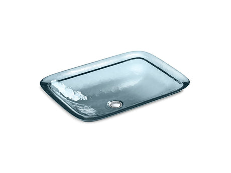 Inia® 20-3/4" rectangular drop-in bathroom sink, no overflow