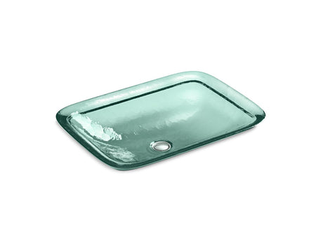 Inia® 20-3/4" rectangular drop-in bathroom sink, no overflow