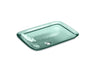 Inia® 20-3/4" rectangular drop-in bathroom sink, no overflow