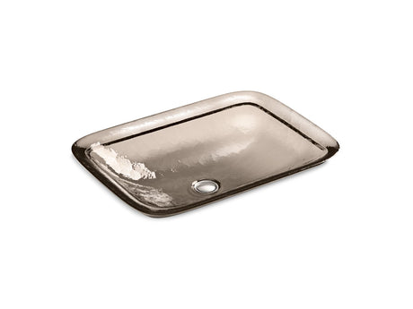 Inia® 20-3/4" rectangular drop-in bathroom sink, no overflow
