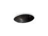 Shagreen Caxton® 19-1/4" oval undermount bathroom sink, no overflow