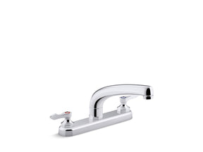 Triton® Bowe® 1.8 gpm kitchen sink faucet with 8-3/16" swing spout, aerated flow and lever handles