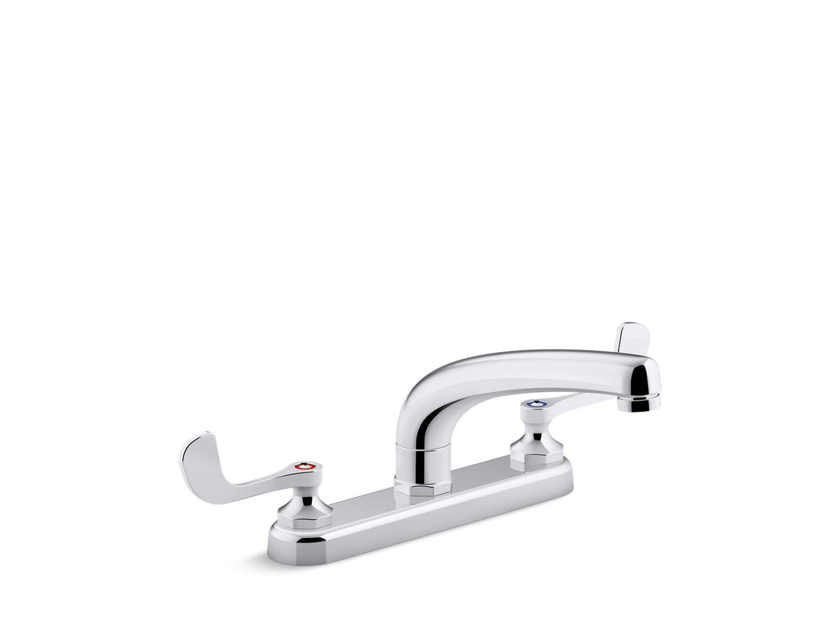 Triton® Bowe® 1.5 gpm kitchen sink faucet with 8-3/16" swing spout, aerated flow and wristblade handles