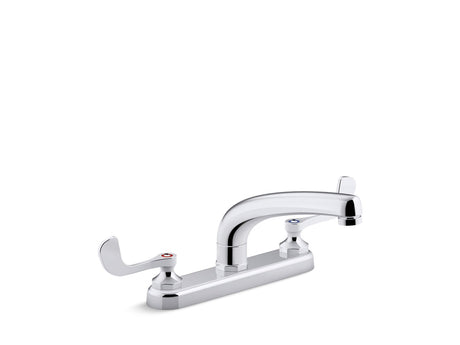 Triton® Bowe® 1.8 gpm kitchen sink faucet with 8-3/16" swing spout, aerated flow and wristblade handles