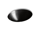 Sartorial™ Herringbone Caxton® 19-1/4" oval undermount bathroom sink, no overflow