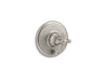 Artifacts® Rite-Temp® valve trim with push-button diverter and cross handle