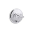 Artifacts® Rite-Temp® valve trim with push-button diverter and cross handle