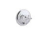 Artifacts® Rite-Temp® valve trim with push-button diverter and cross handle