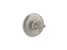 Artifacts® MasterShower® temperature control valve trim with cross handle