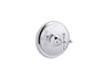 Artifacts® MasterShower® temperature control valve trim with cross handle