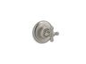 Artifacts® MasterShower® volume control valve trim with cross handle