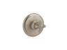 Artifacts® MasterShower® temperature control valve trim with cross handle