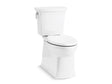Corbelle® Two-piece elongated toilet with skirted trapway, 1.28 gpf