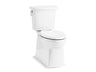 Corbelle® Two-piece elongated toilet with skirted trapway, 1.28 gpf
