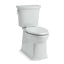 Corbelle® Two-piece elongated toilet with skirted trapway, 1.28 gpf