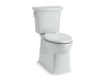 Corbelle® Two-piece elongated toilet with skirted trapway, 1.28 gpf