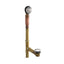 Clearflo Brass toe tap bath drain