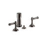Artifacts® Widespread bidet faucet with lever handles