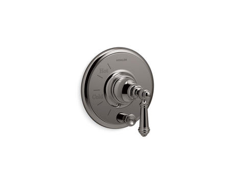 Artifacts® Rite-Temp® valve trim with push-button diverter and lever handle
