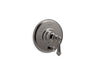 Artifacts® Rite-Temp® valve trim with push-button diverter and lever handle