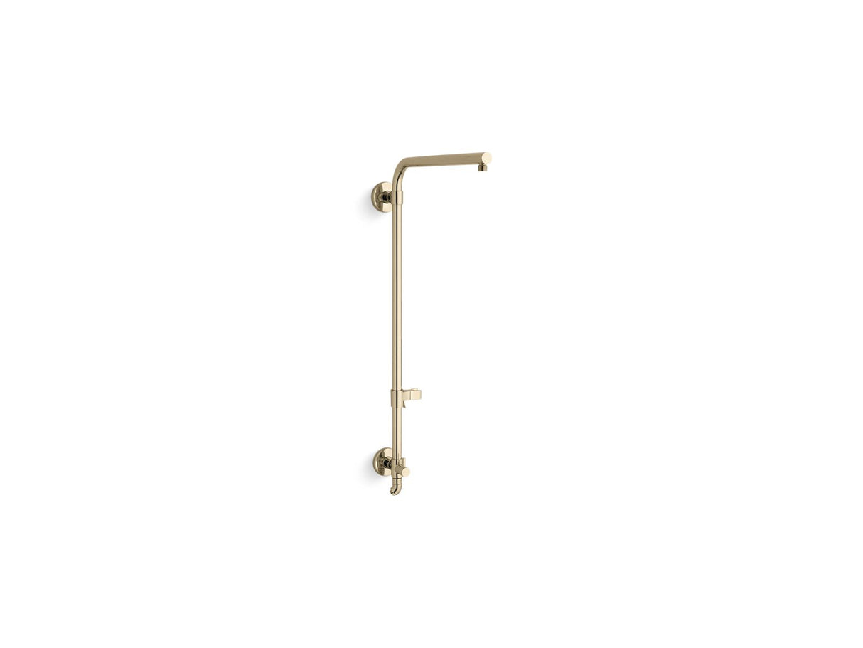HydroRail®-R Beam shower column for rainhead and handshower