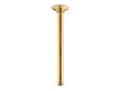 12" ceiling-mount single-function rainhead arm and flange
