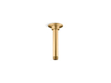 6" ceiling-mount single-function rainhead arm and flange