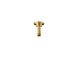3" ceiling-mount single-function rainhead arm and flange