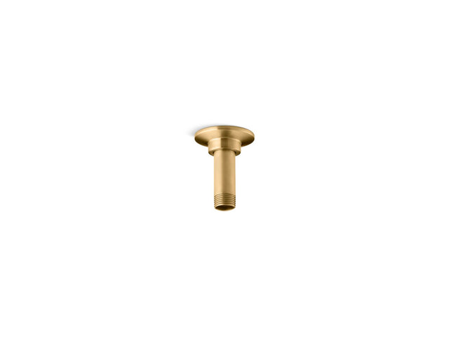 3" ceiling-mount single-function rainhead arm and flange