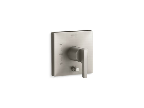 Honesty® Rite-Temp® valve trim with push-button diverter
