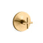 Purist® MasterShower® temperature control valve trim with cross handle