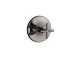 Purist® MasterShower® temperature control valve trim with cross handle