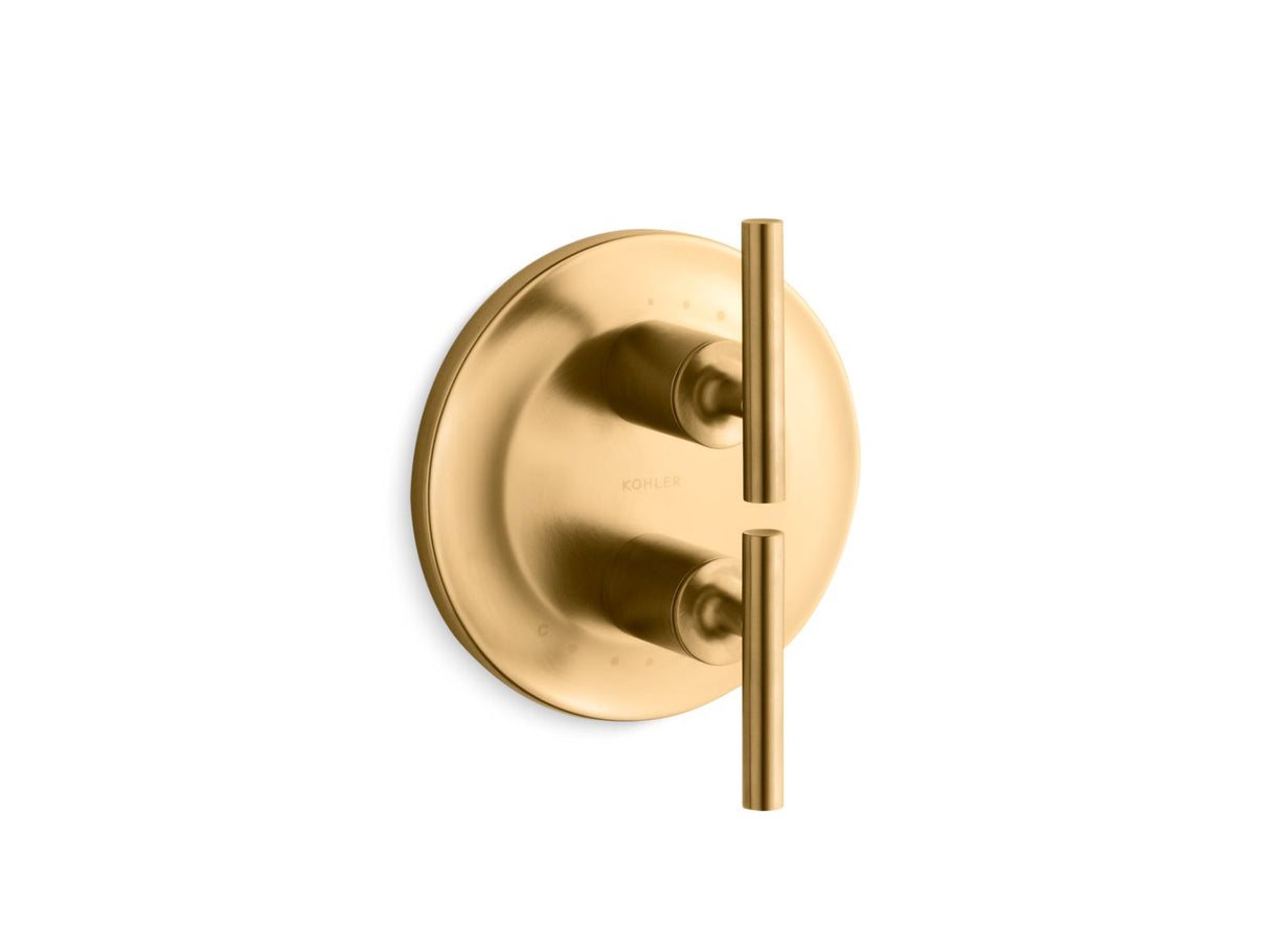 Purist® MasterShower® temperature and volume control valve trim