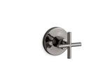 Purist® MasterShower® volume control valve trim with cross handle