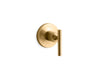 Purist® MasterShower® volume control valve trim with lever handle