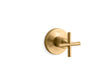 Purist® MasterShower® transfer valve trim with cross handle