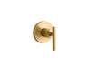 Purist® MasterShower® transfer valve trim with lever handle