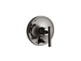 Purist® Rite-Temp® valve trim with push-button diverter and lever handle