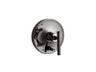 Purist® Rite-Temp® valve trim with push-button diverter and lever handle