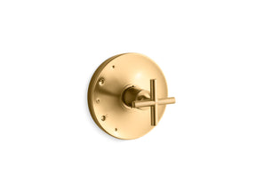 Purist® Rite-Temp® valve trim with cross handle