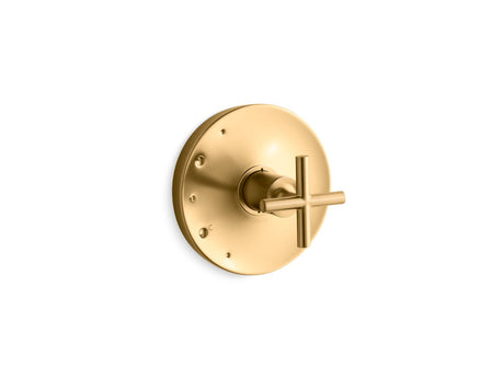 Purist® Rite-Temp® valve trim with cross handle