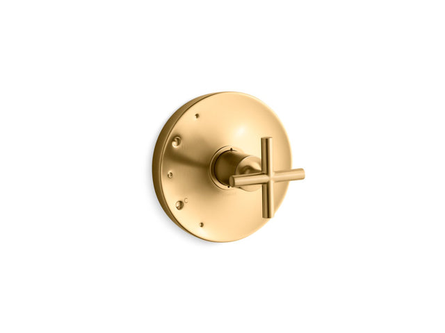 Purist® Rite-Temp® valve trim with cross handle