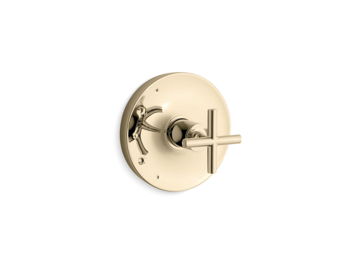 Purist® Rite-Temp® valve trim with cross handle
