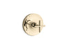 Purist® Rite-Temp® valve trim with cross handle