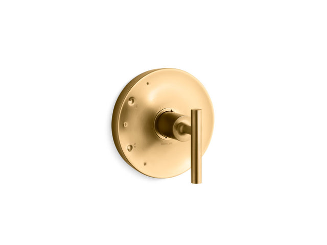 Purist® Rite-Temp® valve trim with lever handle