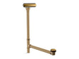 Clearflo Slotted overflow brass bath drain