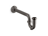 Adjustable P-trap with long tubing outlet, 1-1/4" x 1-1/4"